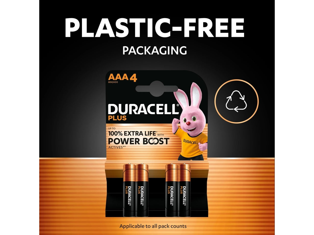 Duracell plus power boost AAA B4