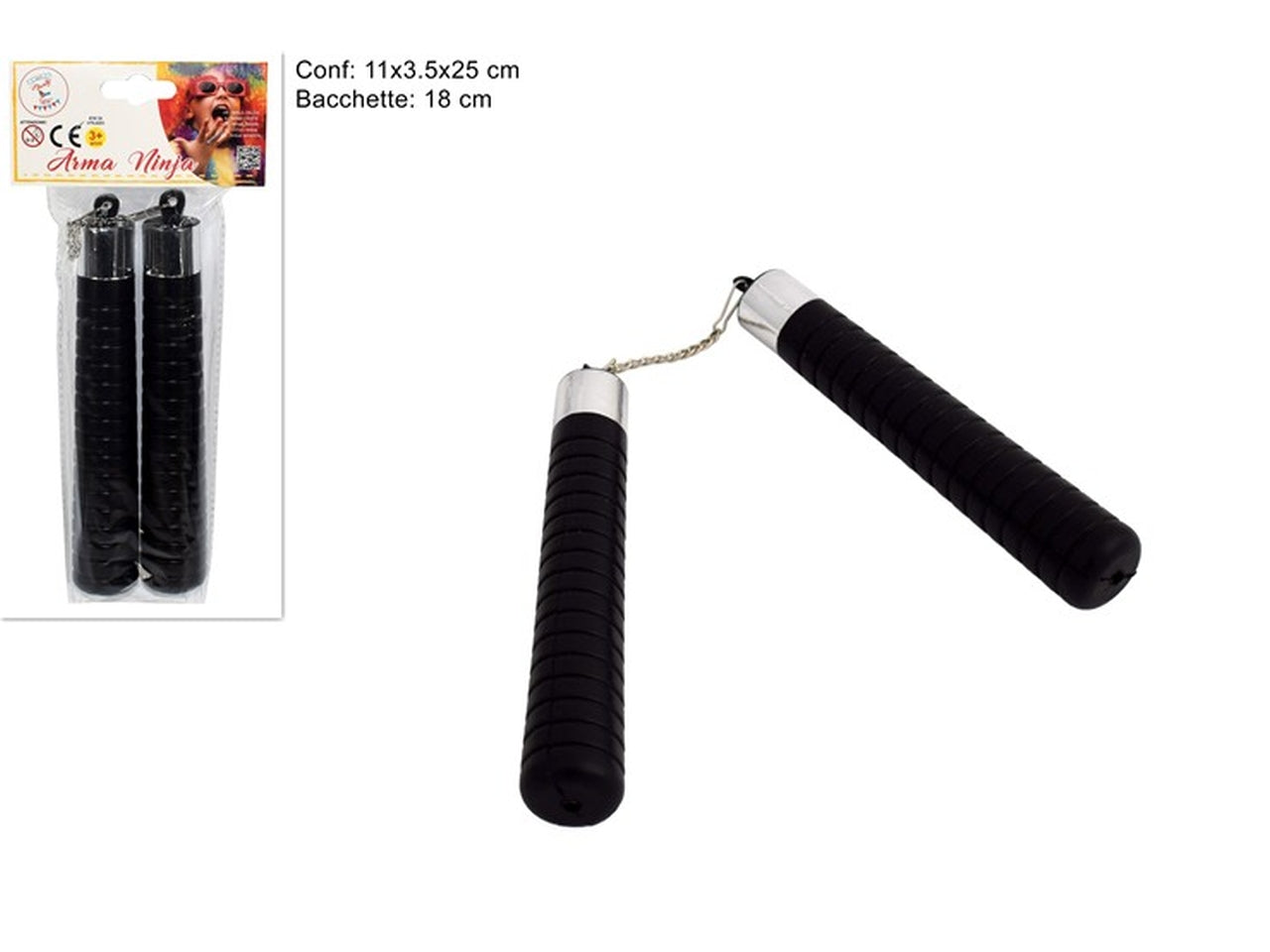 Nunchacos Arma giocattolo ninja con catena
