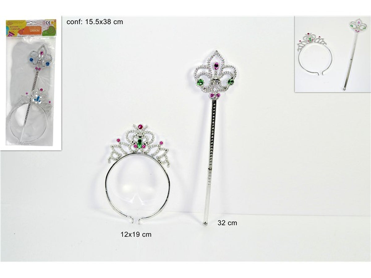 Coroncina principessa con scettro