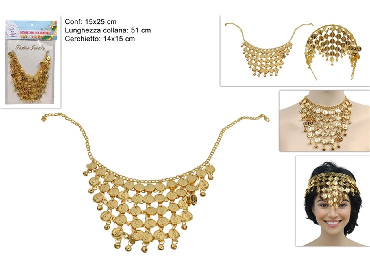 Collana/cerchietto oro