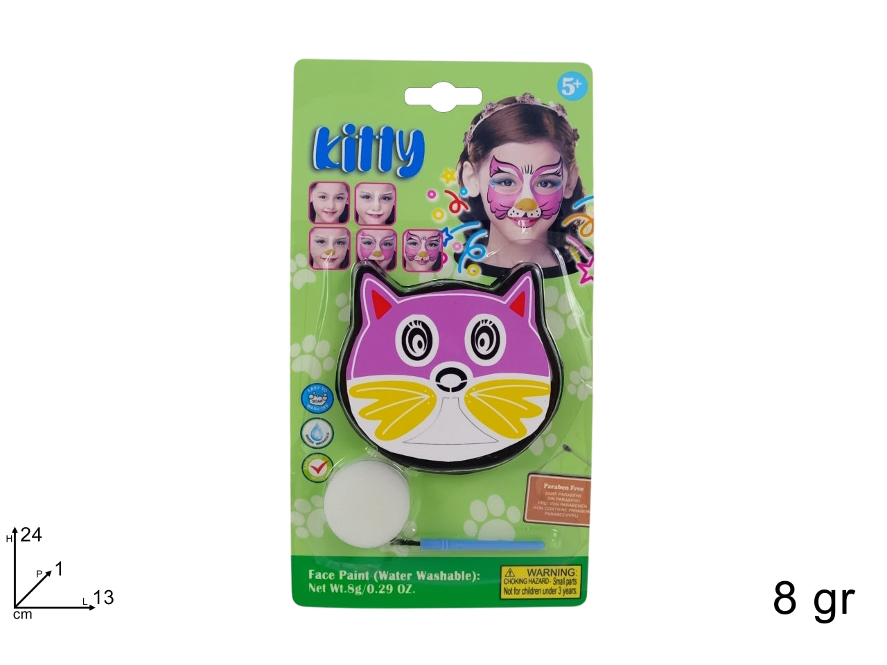 Trucco viso gattina