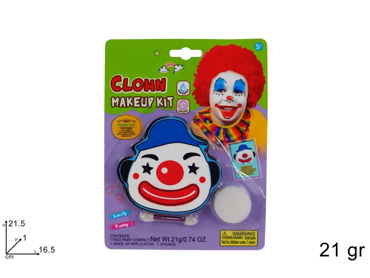 Trucco viso clown