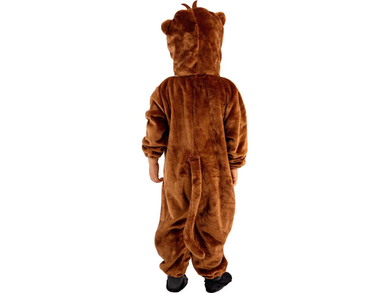 Costume scimmietta, tutina in pelliccetta con cappuccio taglia II 1-2anni