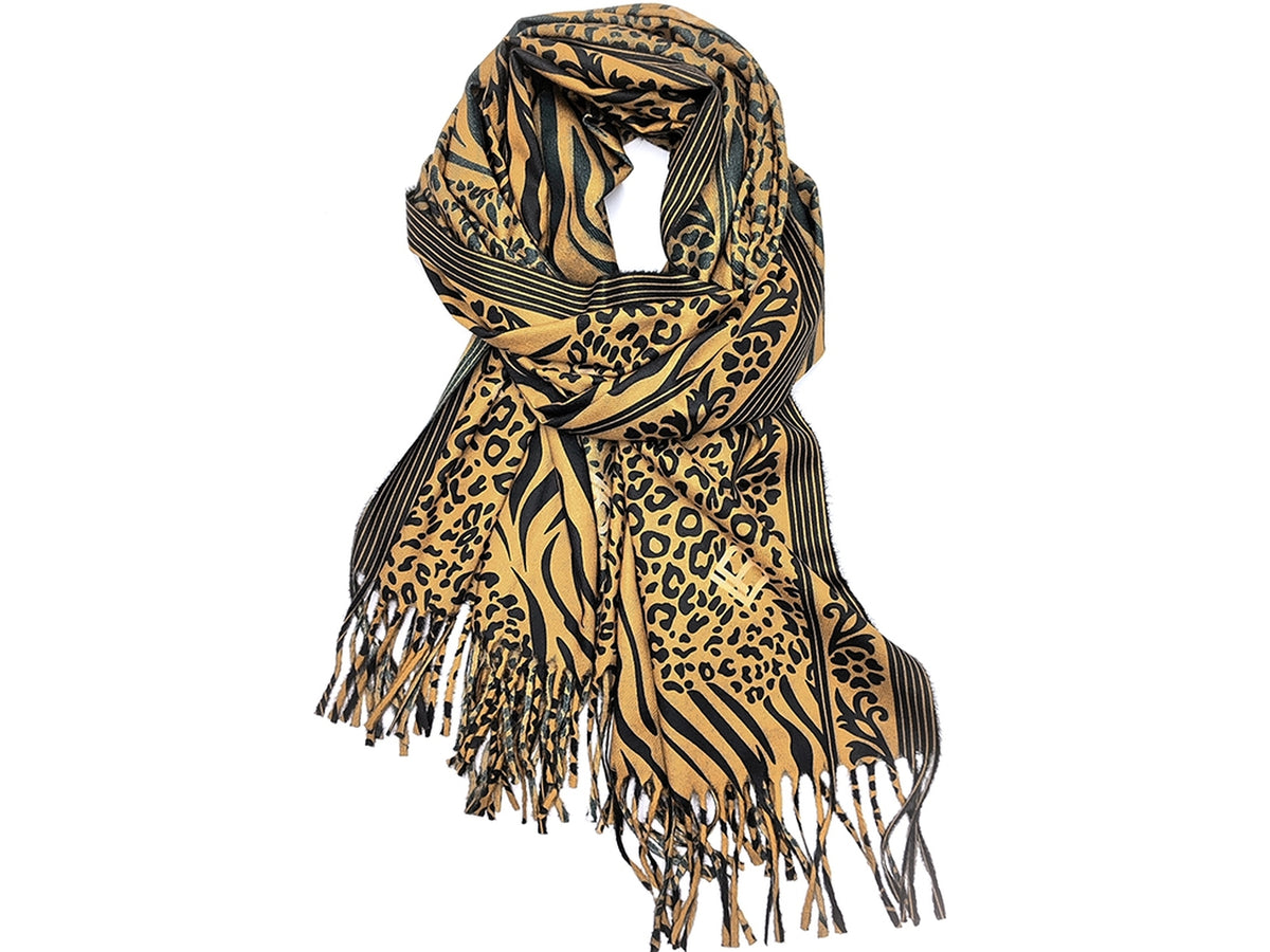 Sciarpa savana cammello 70x170cm