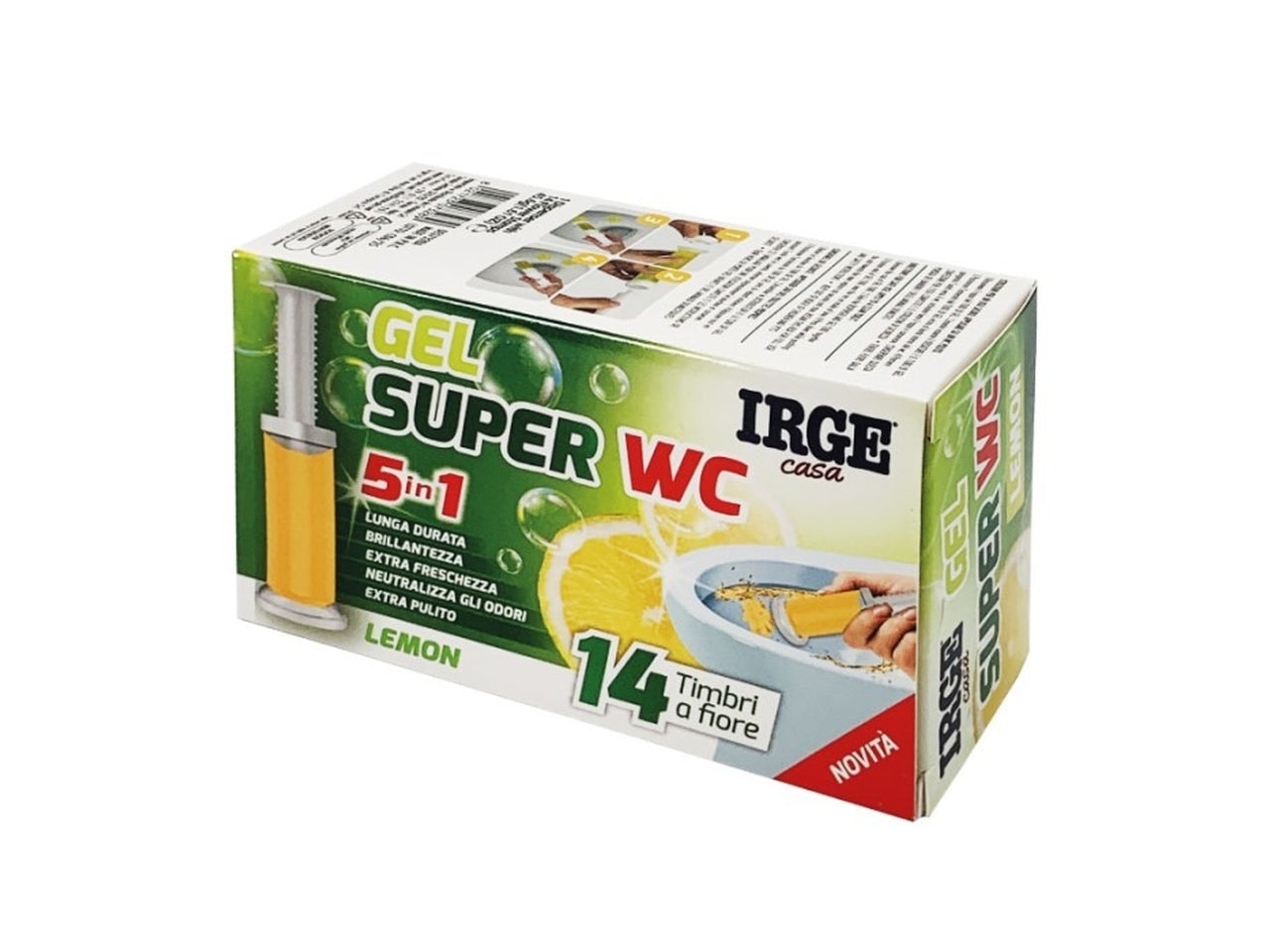 Deo wc gel 14 stampi profumazione lemon