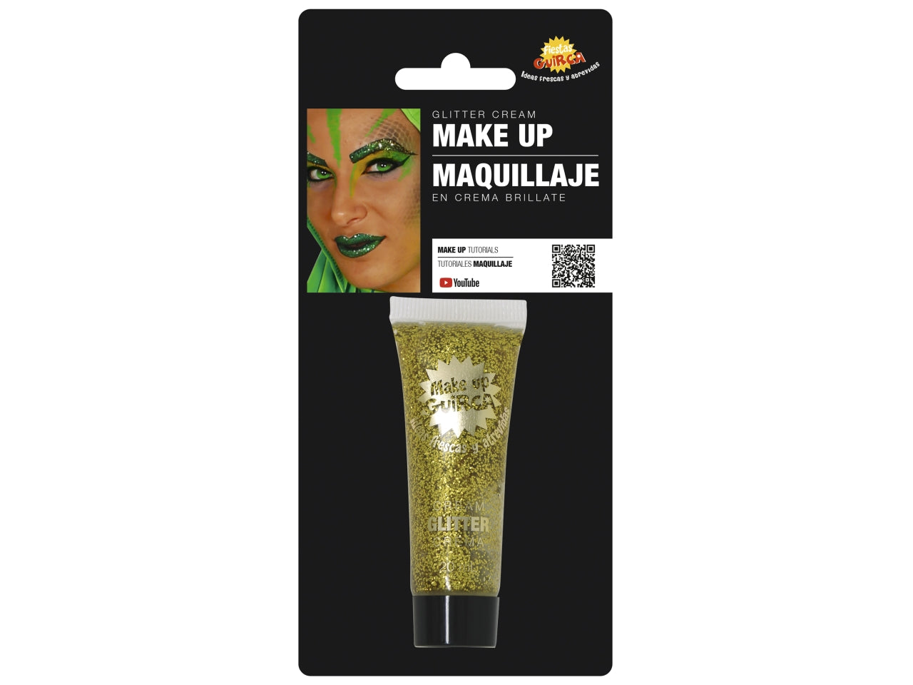Tubetto glitter per corpo 20ml oro