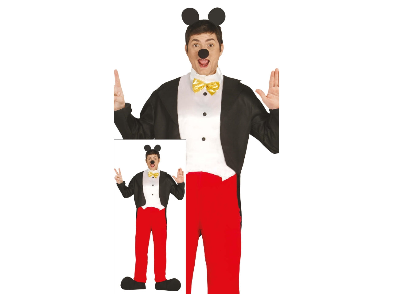 Costume adulto topino taglia L 52-54