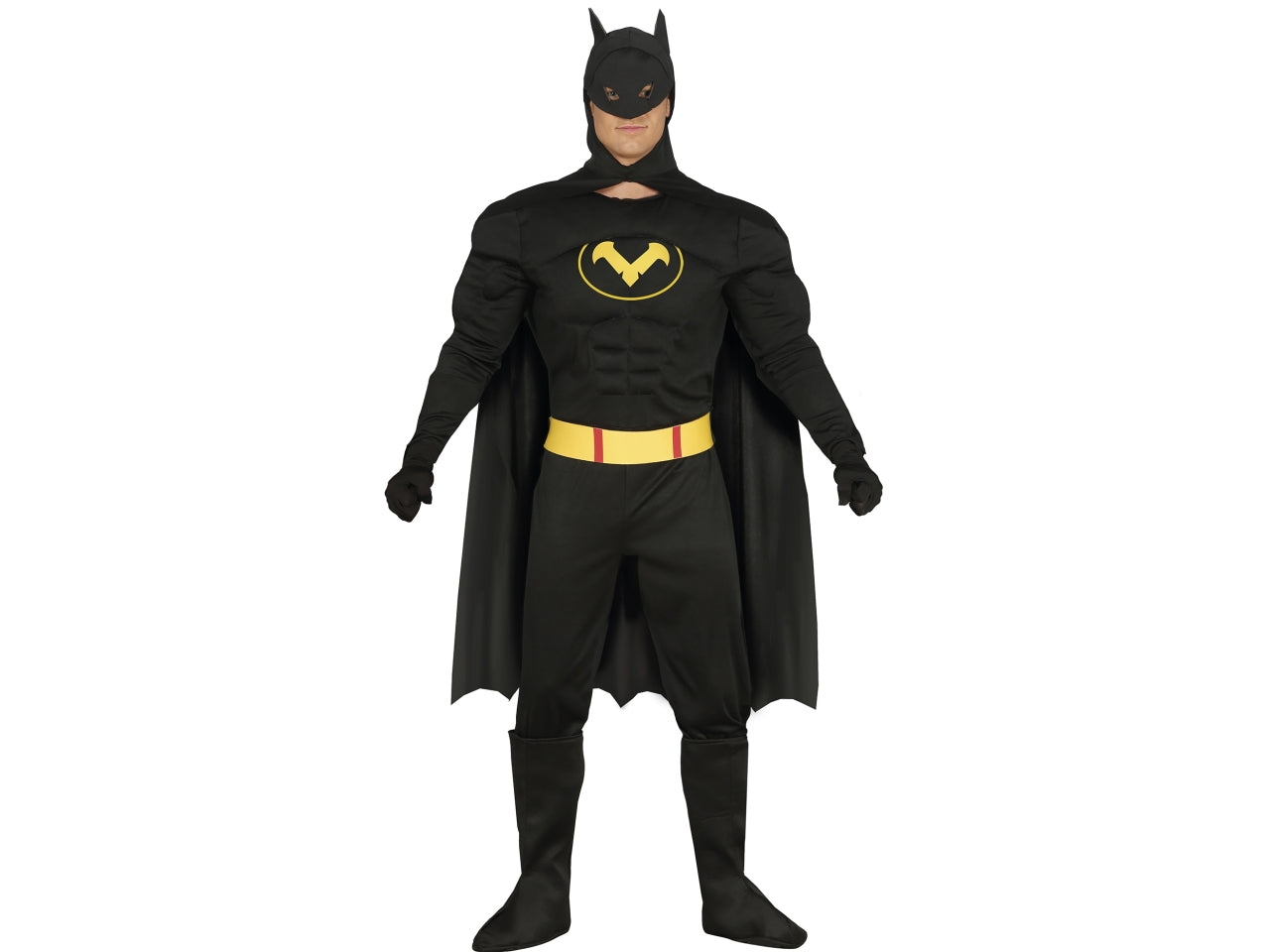 Costume adulto eroe nero taglia L