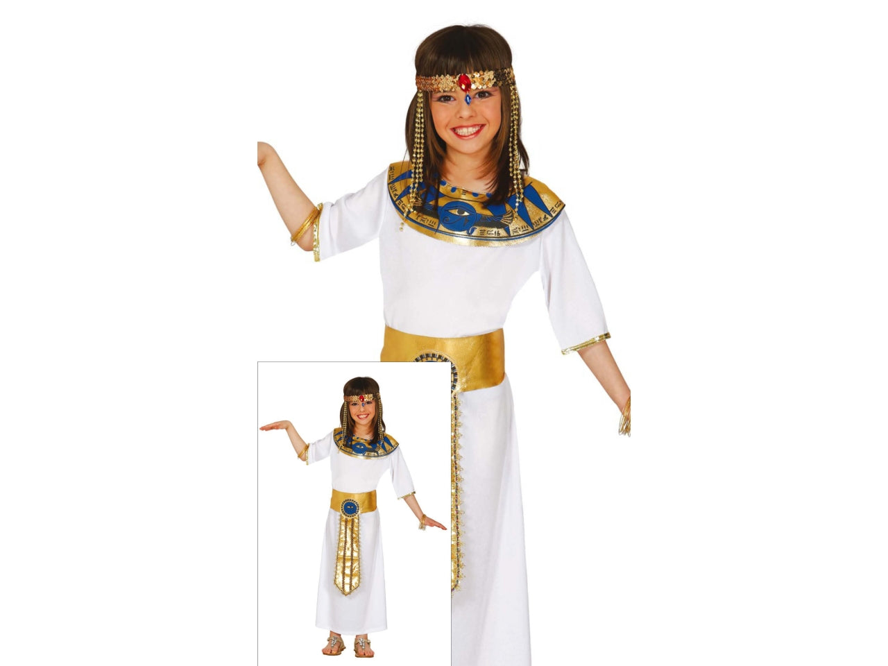 Costume egiziana 7-9 anni