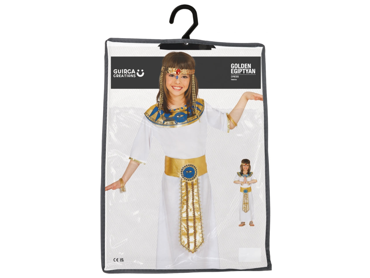 Costume egiziana 7-9 anni
