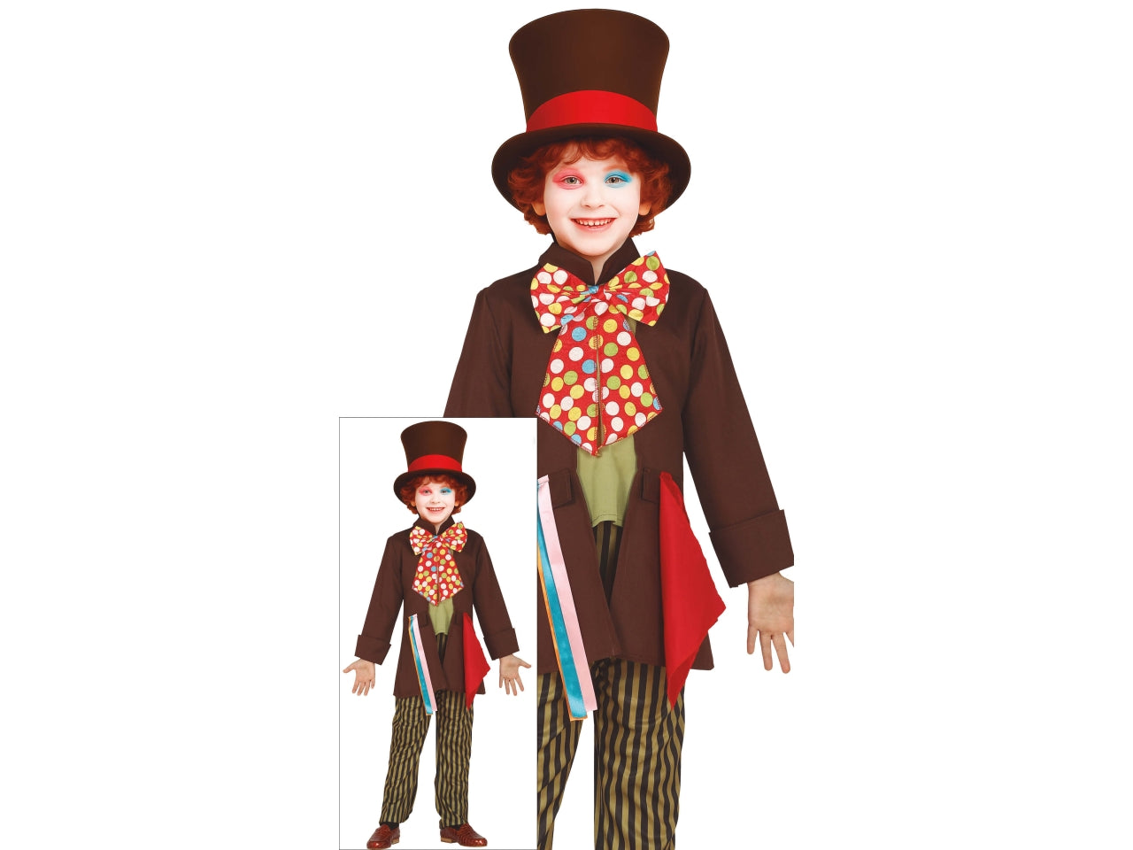 Costume cappellaio tailor 10-12 anni