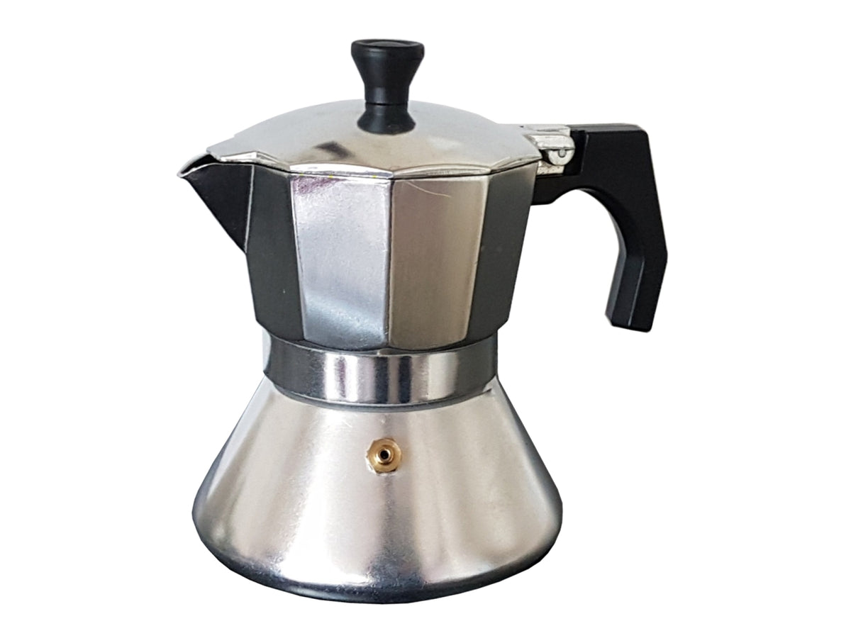 Caffettiera kicca per induzione 3 tazze alluminio