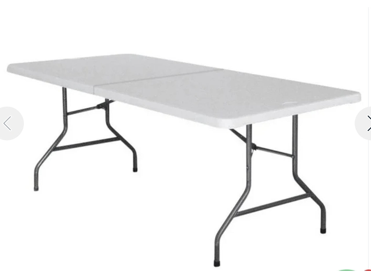 Tavolo catering pieghevole rettangolare 200x74x74cm