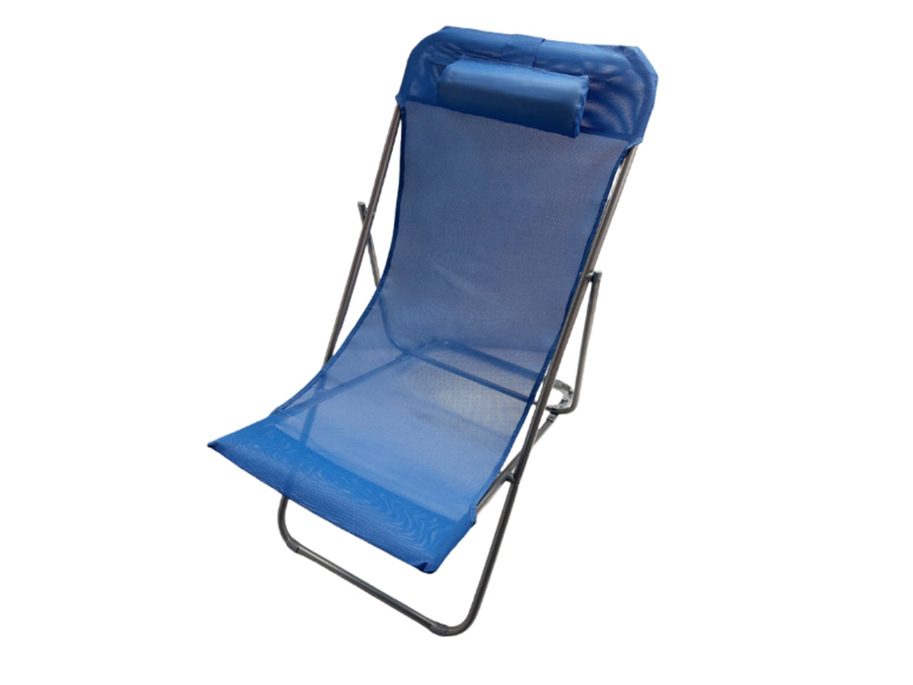 Poltrona relax 82x56x90 reclinabile 3 posizioni blu