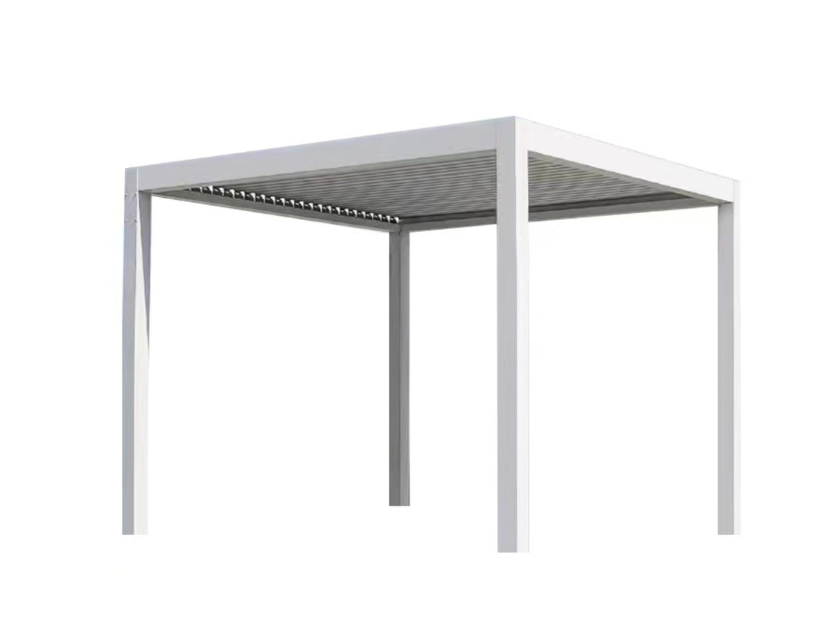 Pergola Bioclimatic alluminio 4x4x2,50cm bianca