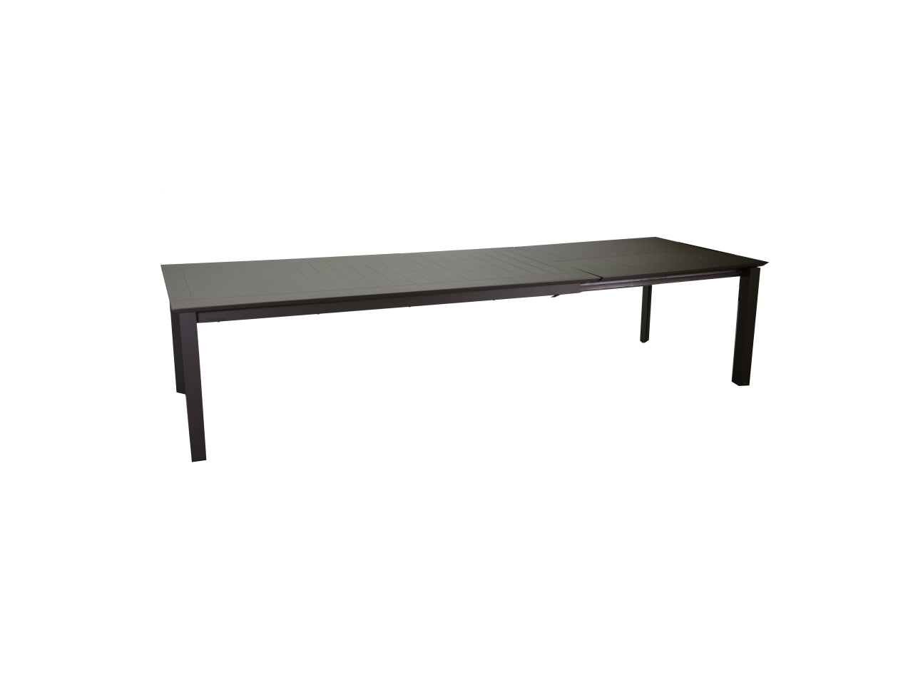 Tavolo alluminio El Paso allungabile marrone rettangolare 220/330x110xh.76cm
