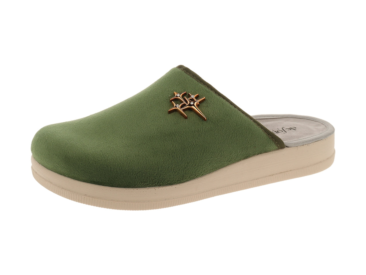 Pantofola donna afrodite i wb53bx verde misura 36/41