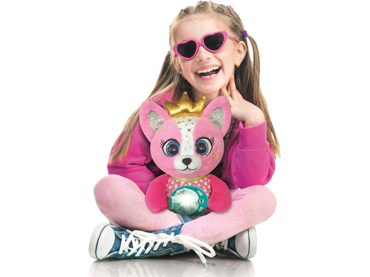 Clementoni bff emy pink secret plush