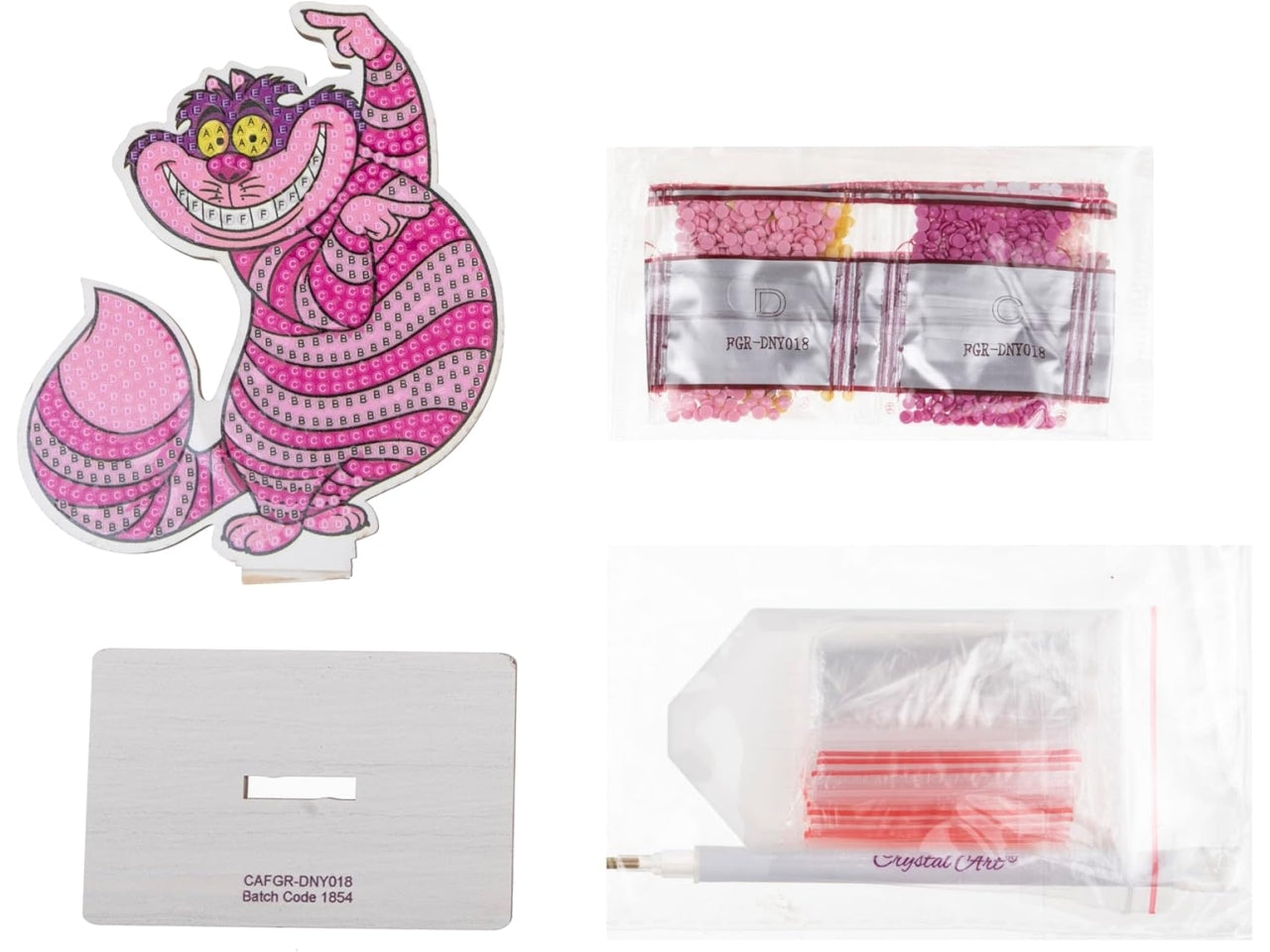 Cheshire gatto, crystal art buddy