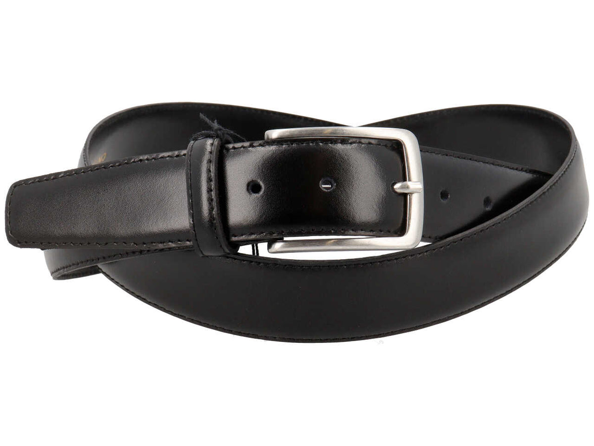 Cintura pelle soave cucitura fine extralunga nero o marrone misure assortite assortite