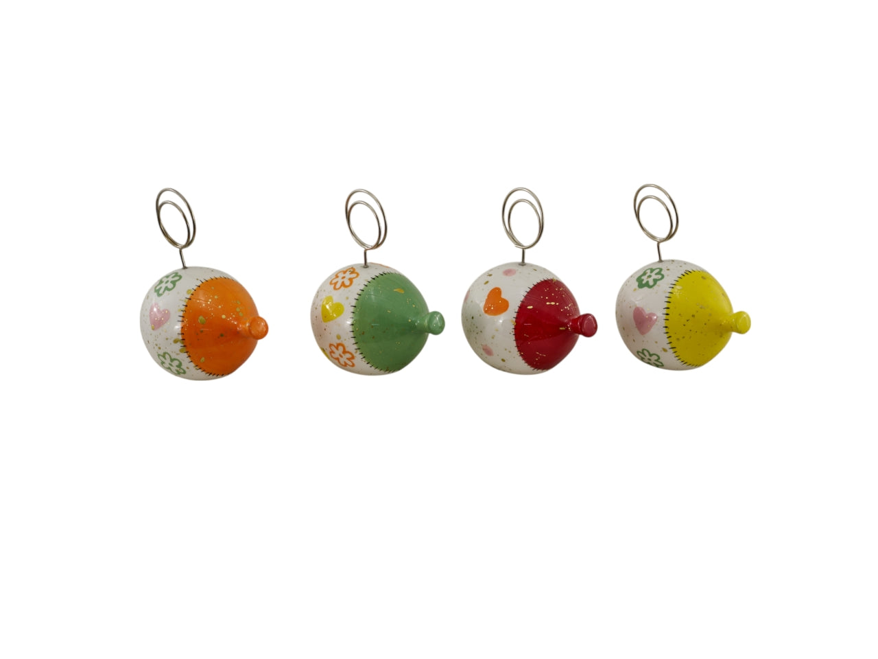 Decor color clips palloncino 8x5,6xh.9cm, 4 assortimenti di colori