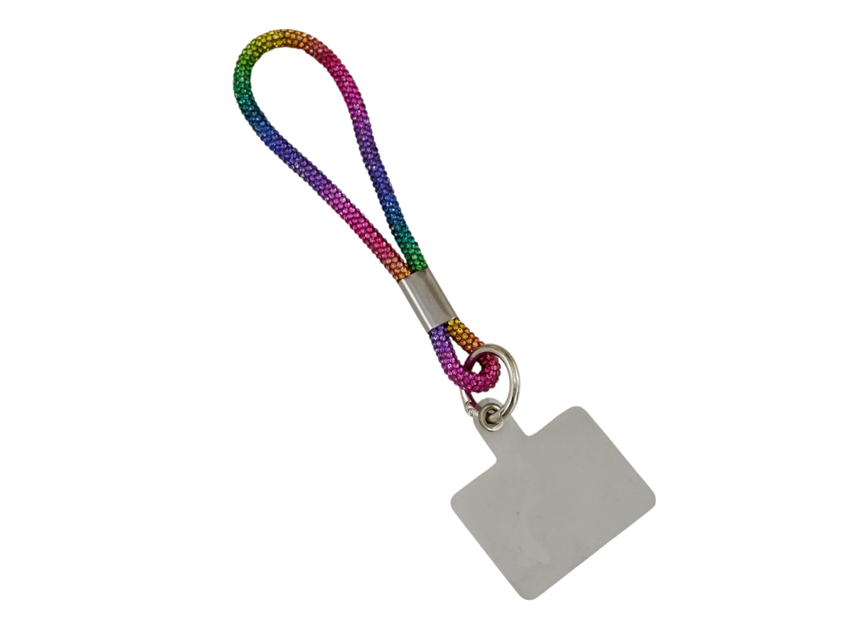 Laccio strass small per cellulare 17cm multicolor