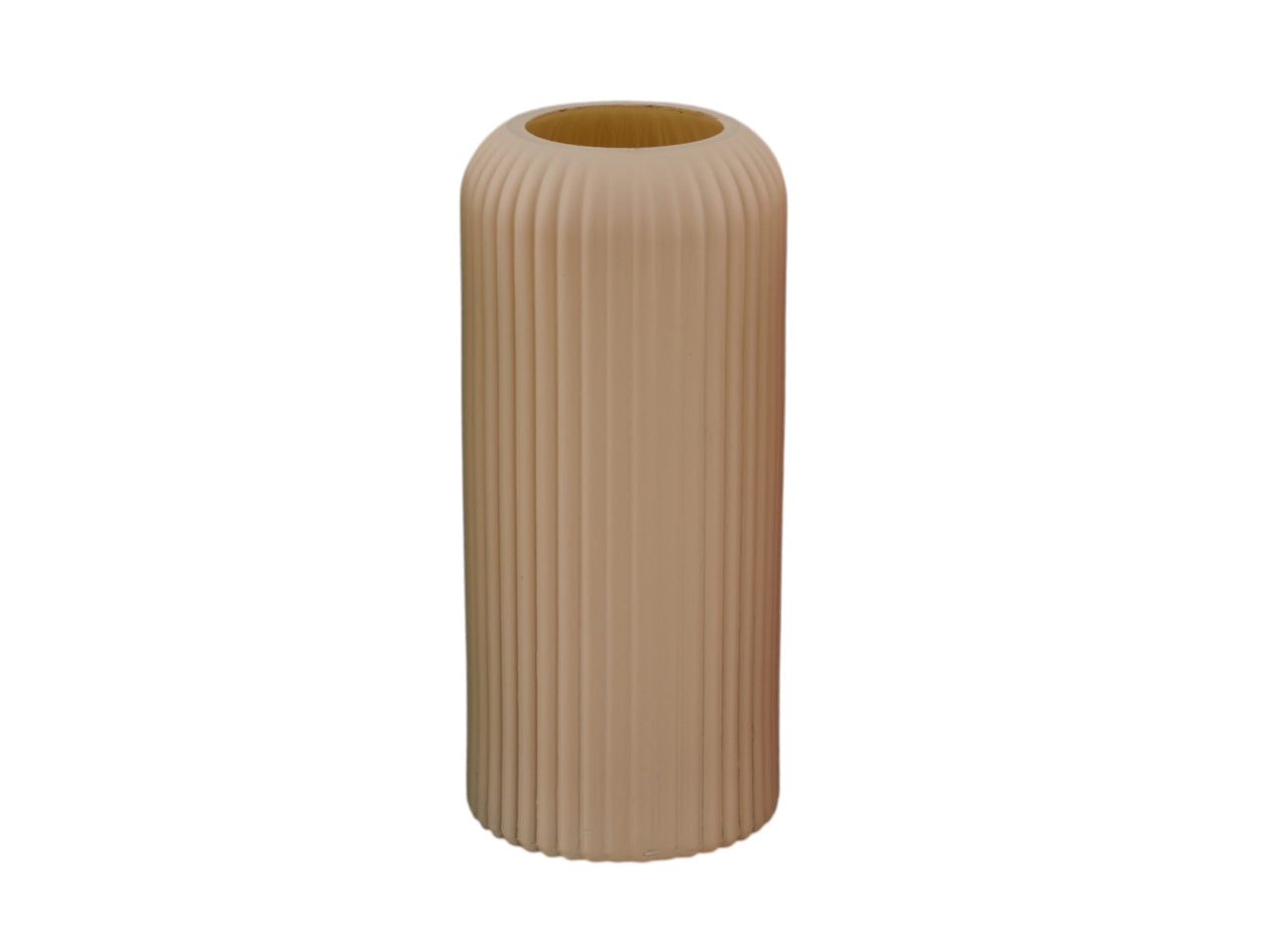 Matt vaso cilindro 8,7xh.20cm tortora