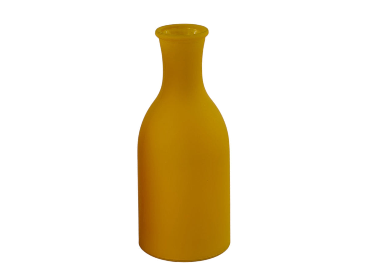 Matt vaso alto 9xh.21,6cm giallo