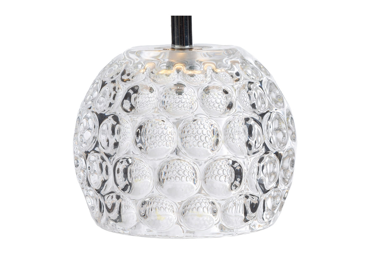 Toile lampada led touch con cappa a fantasia verde 11xh.20cm