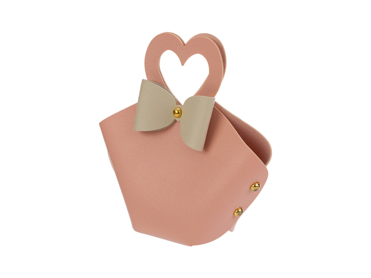 Borsetta similpelle 17x6x16cm rosa