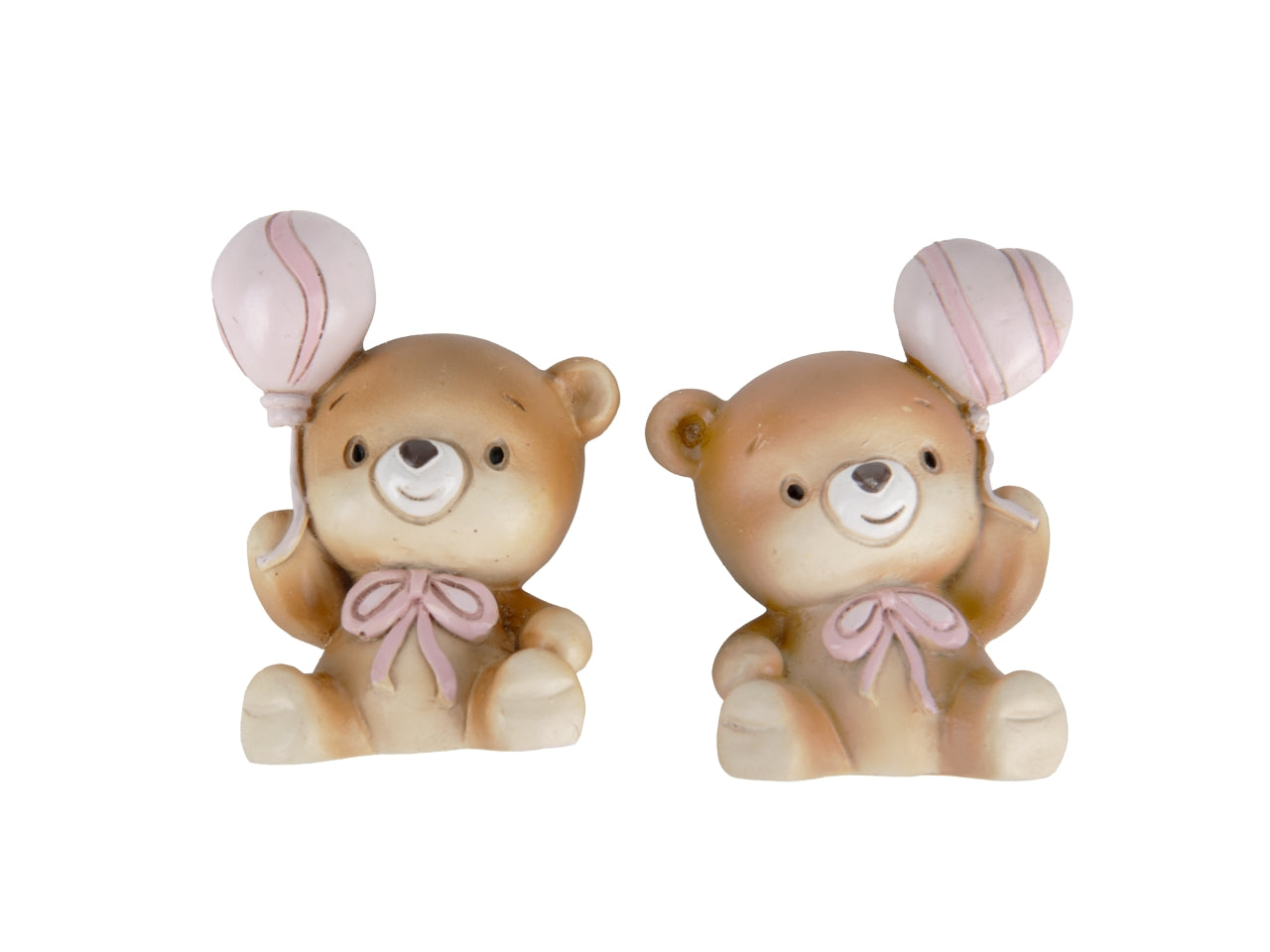 Palla orso resina con magnete 5,5cm rosa, 2assortimenti