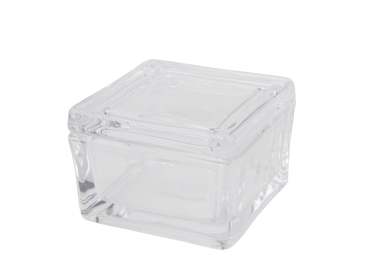 Crystall scatolina in vetro 7x7x5cm