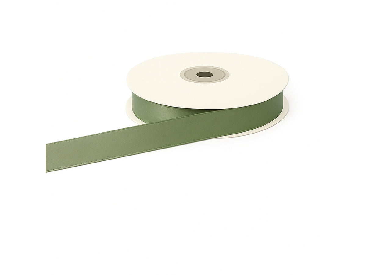Doppio raso 25mmx50mt verde salvia