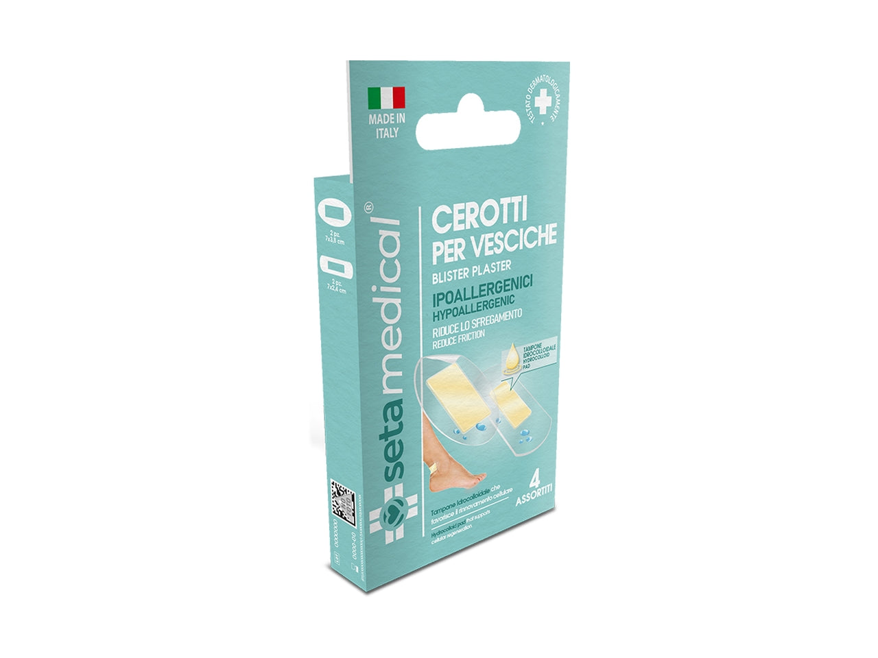 Cerotti per vesciche set da 4 cerotti assortiti