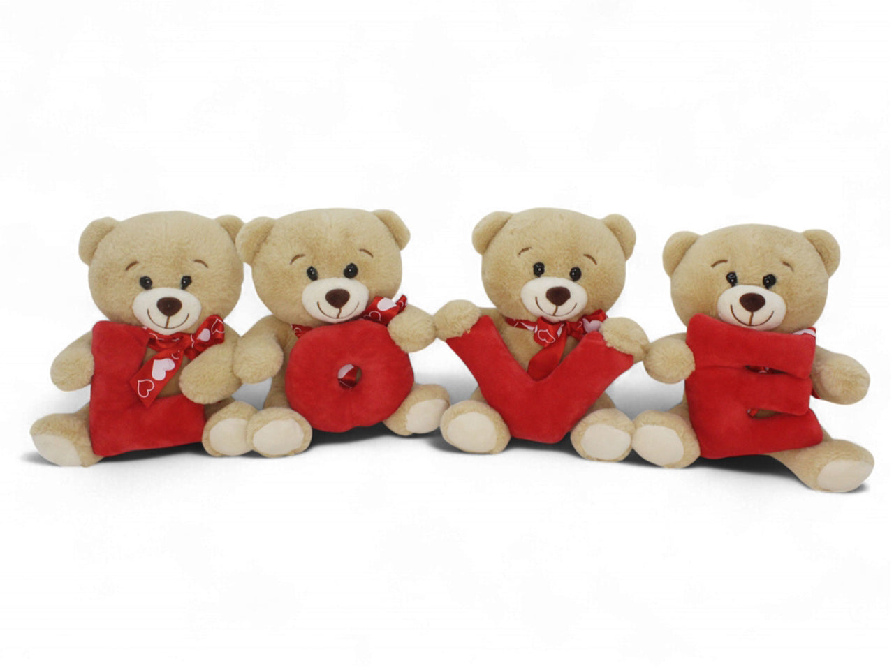 Peluche 4 orsi con scritta love