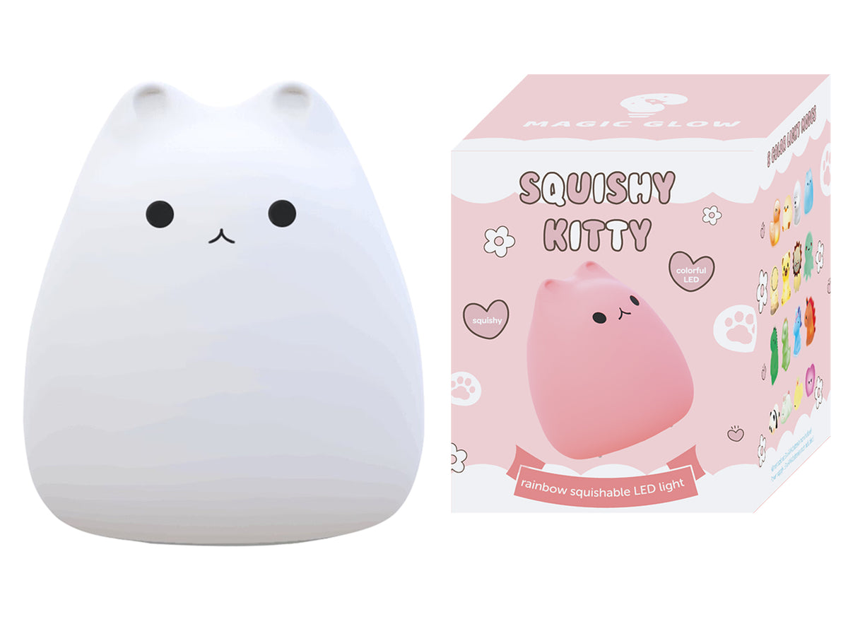 Kitty quishy luce rgb color 13,7x11,4x9,4cm a batteria