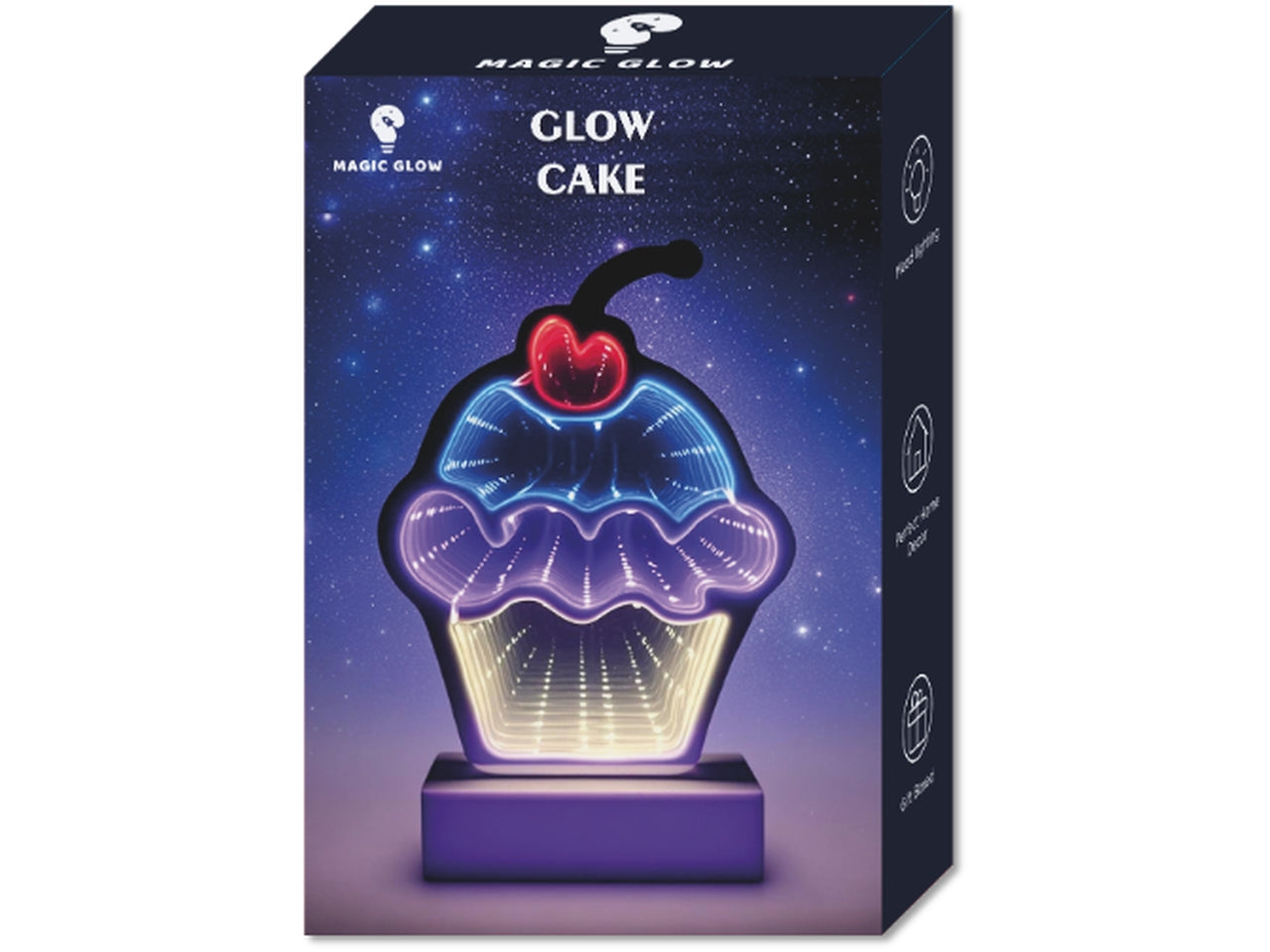 Glow cake infinity luce led multicolor 22,86x17x5,08cm a batteria
