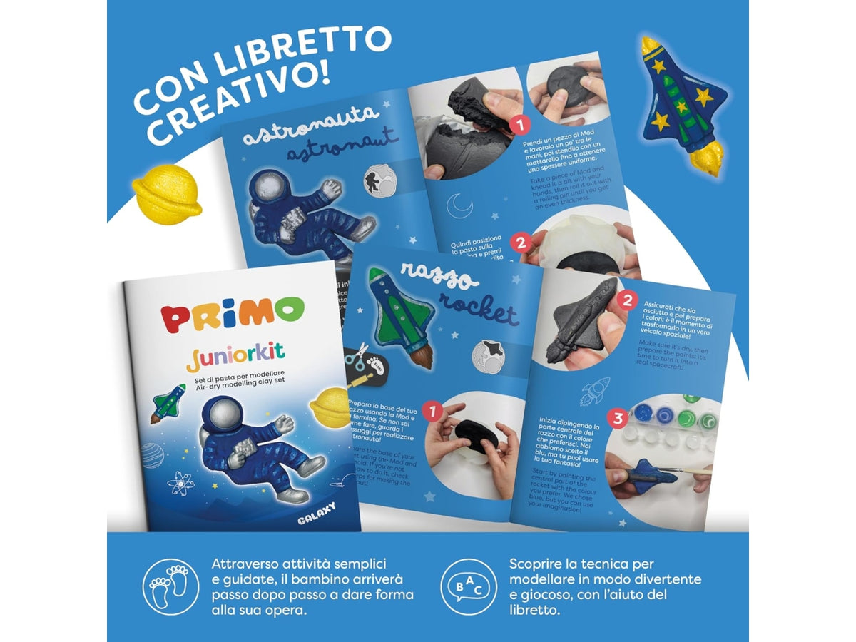 Primo Juniorkit pasta da modellare galaxy