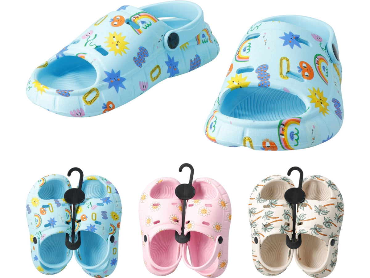 Ciabatta a fascia eva junior, taglia dalla 30  alla 35 in 3 colori assortiti