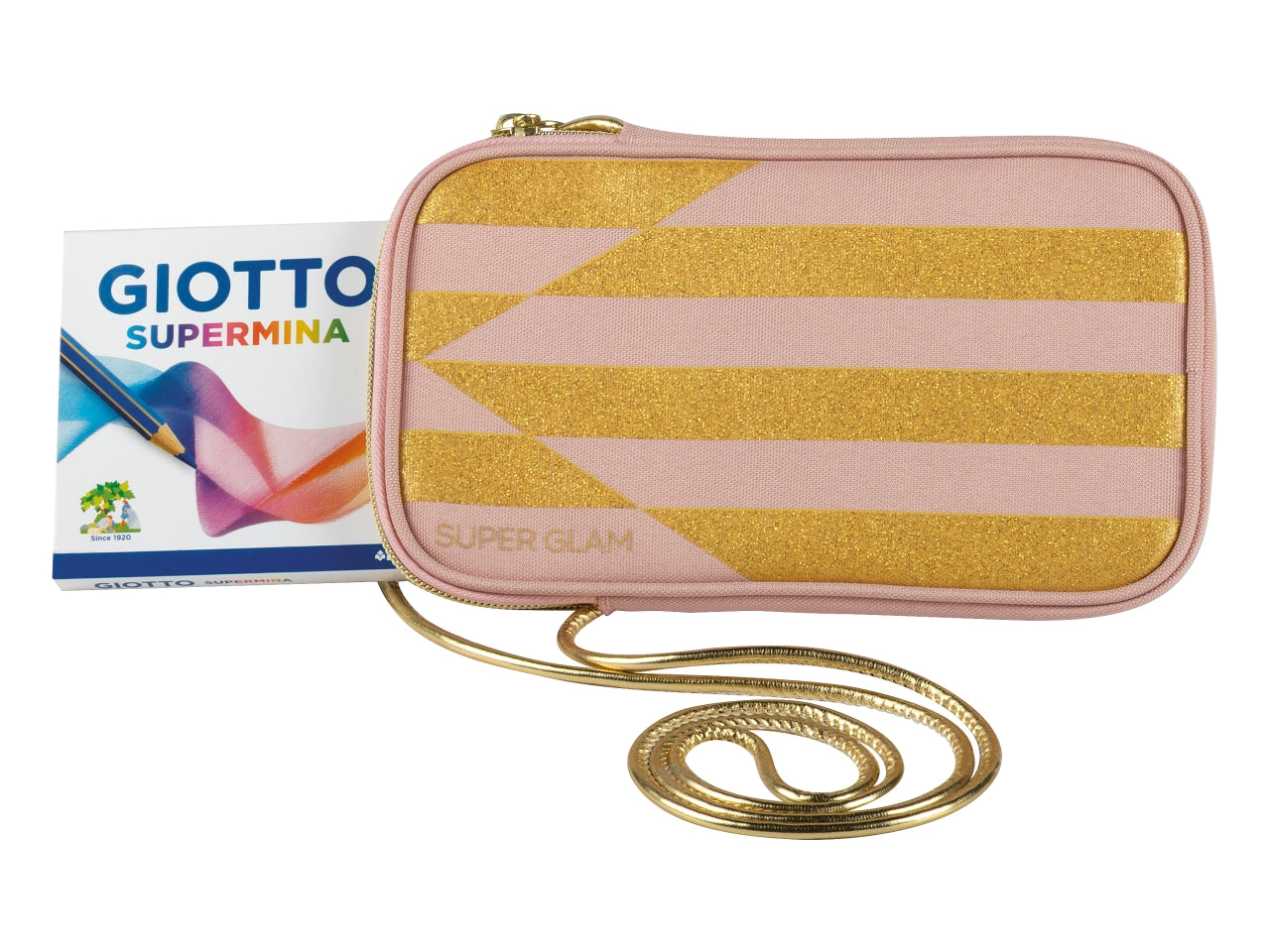 Nuova GIOTTO pochette superglam allâinterno 12 pastelli Giotto Supermina