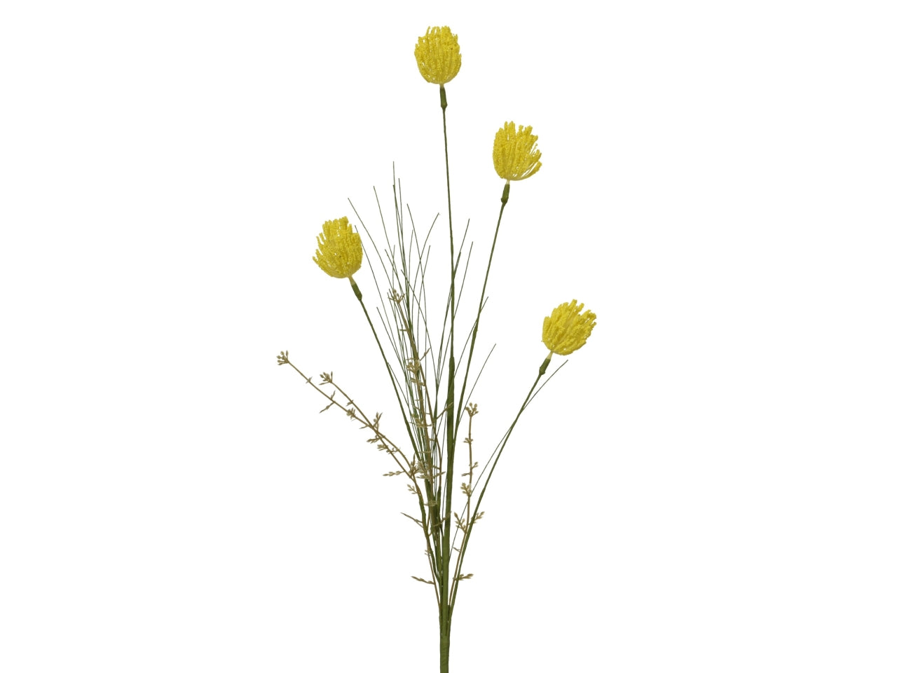 Mazzolino boccioli giallo 70x10xh.3cm