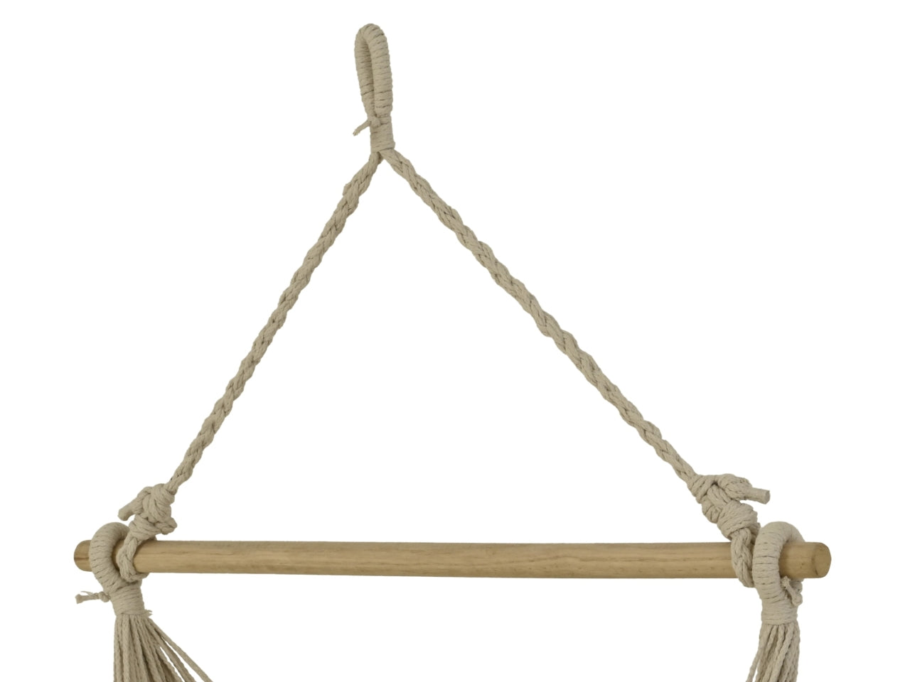 Sedia sospesa bianca 50x90xh.125cm