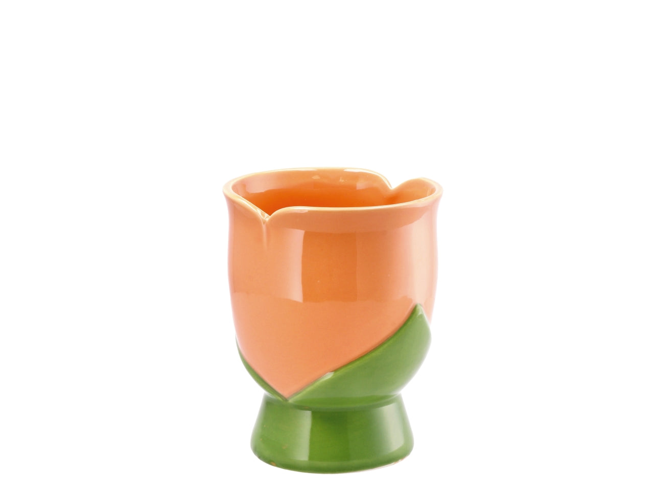 Dolom lale vaso tulipano 14x14xh17cm in 4 colori assortiti
