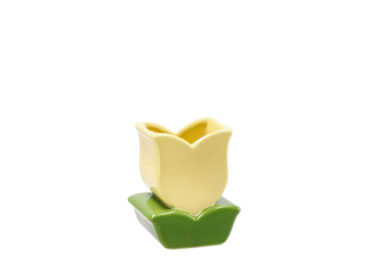 Dolom lale vaso tulipano 11x9xh13cm in 4 colori assortiti