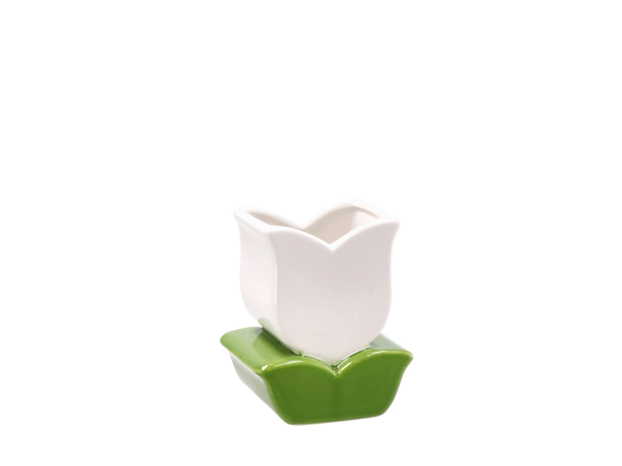 Dolom lale vaso tulipano 11x9xh13cm in 4 colori assortiti