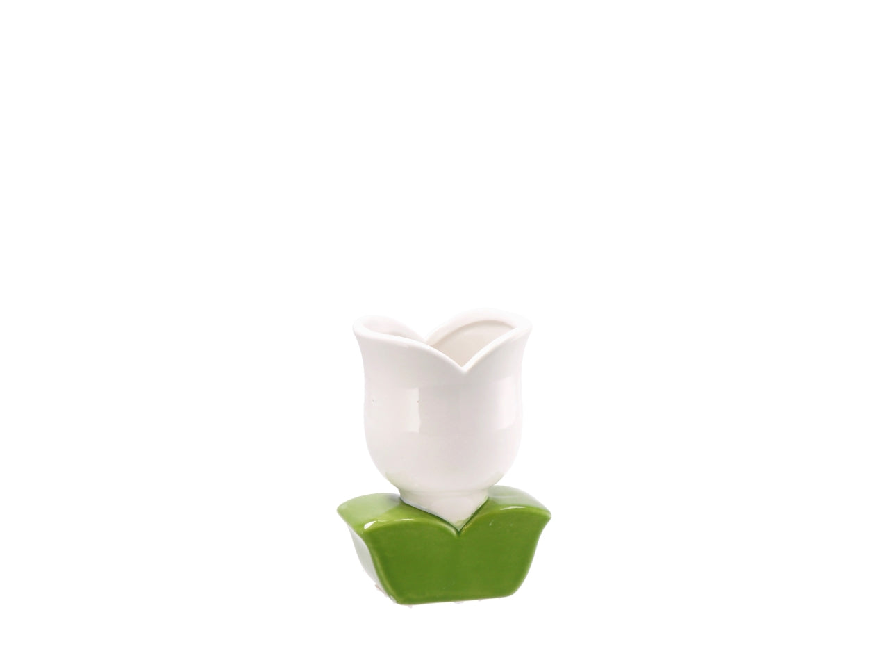 Dolom lale vaso tulipano 10x9xh13cm in 4 colori assortiti