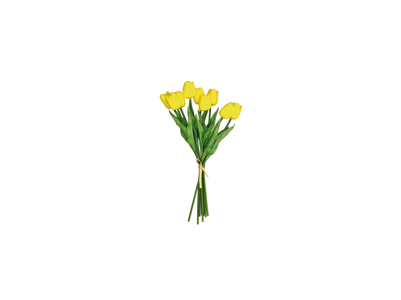 Bouquet tulipani 36cm real touche in colori assortiti