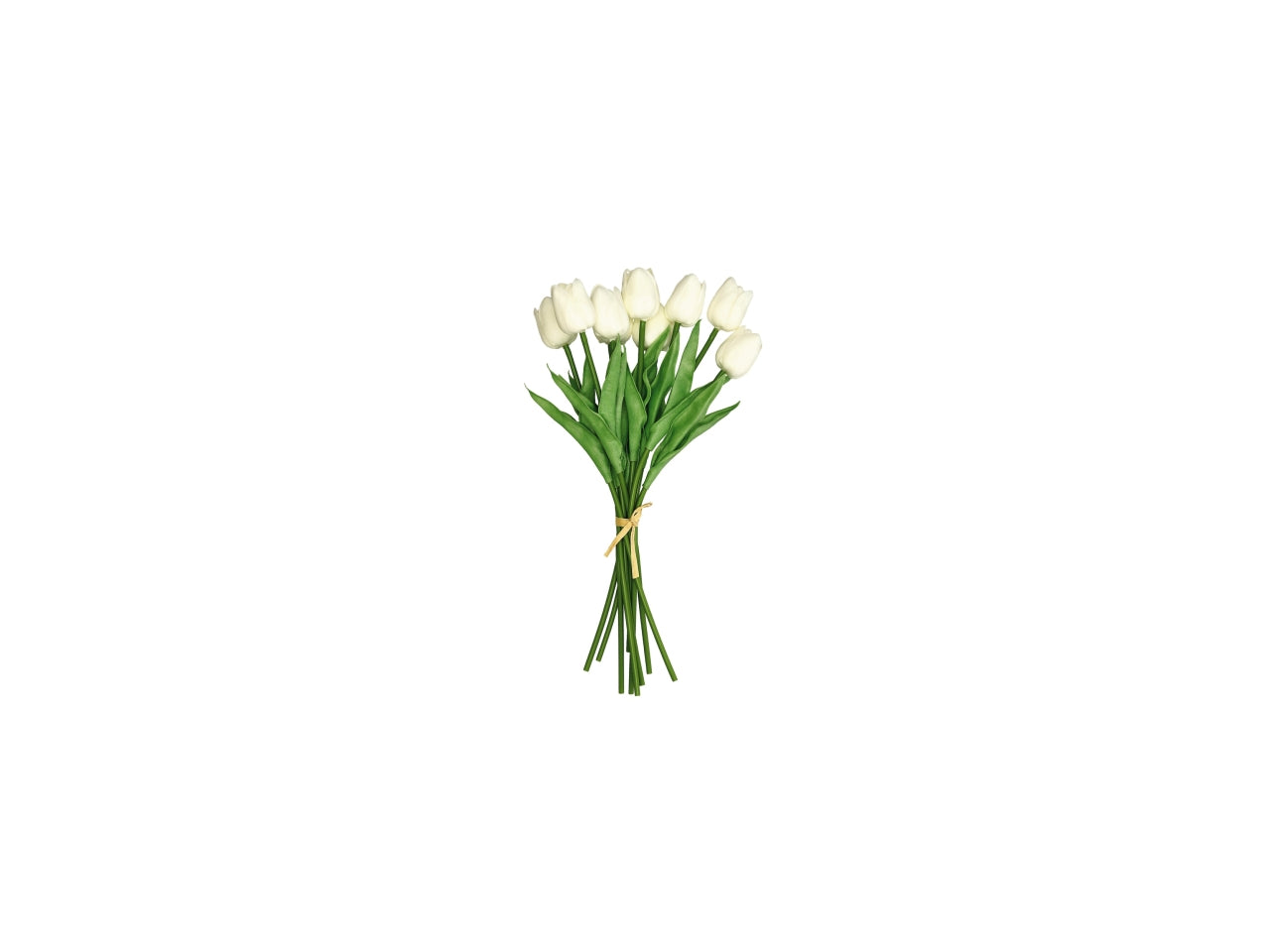 Bouquet tulipani 36cm real touche in colori assortiti