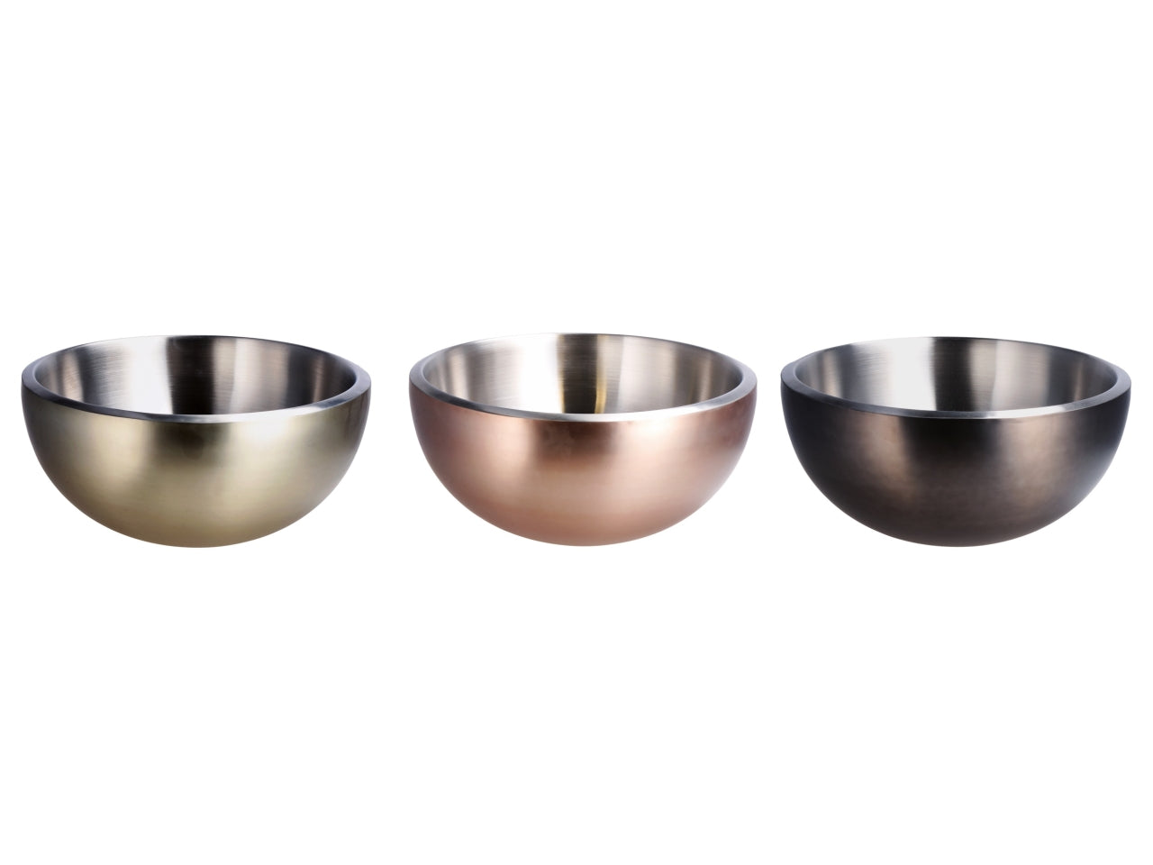 Centrotavola in acciaio 42xh20cm, 3 varianti di colore