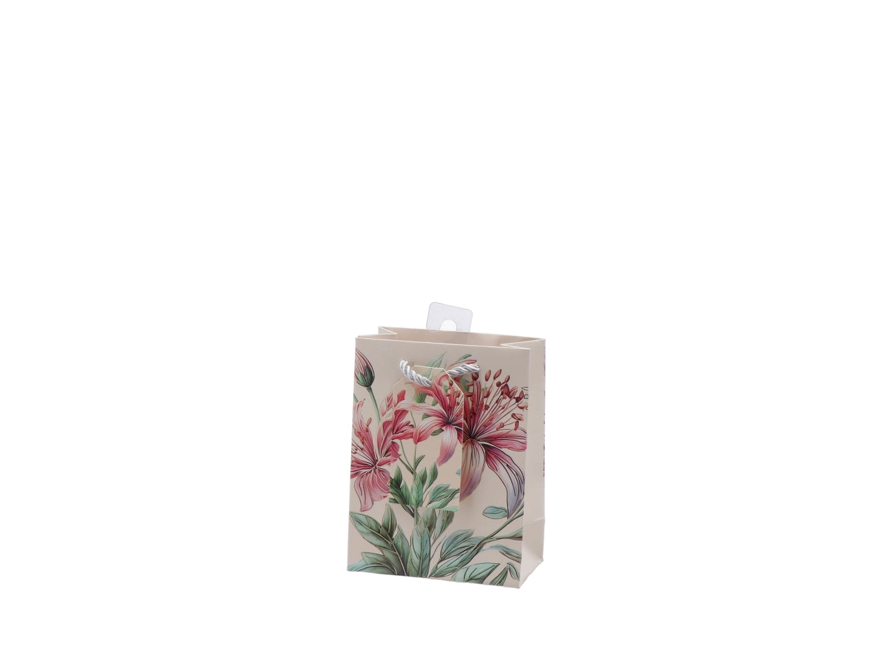 Shopper fiorata 12x7xh15cm, 4 assortimenti